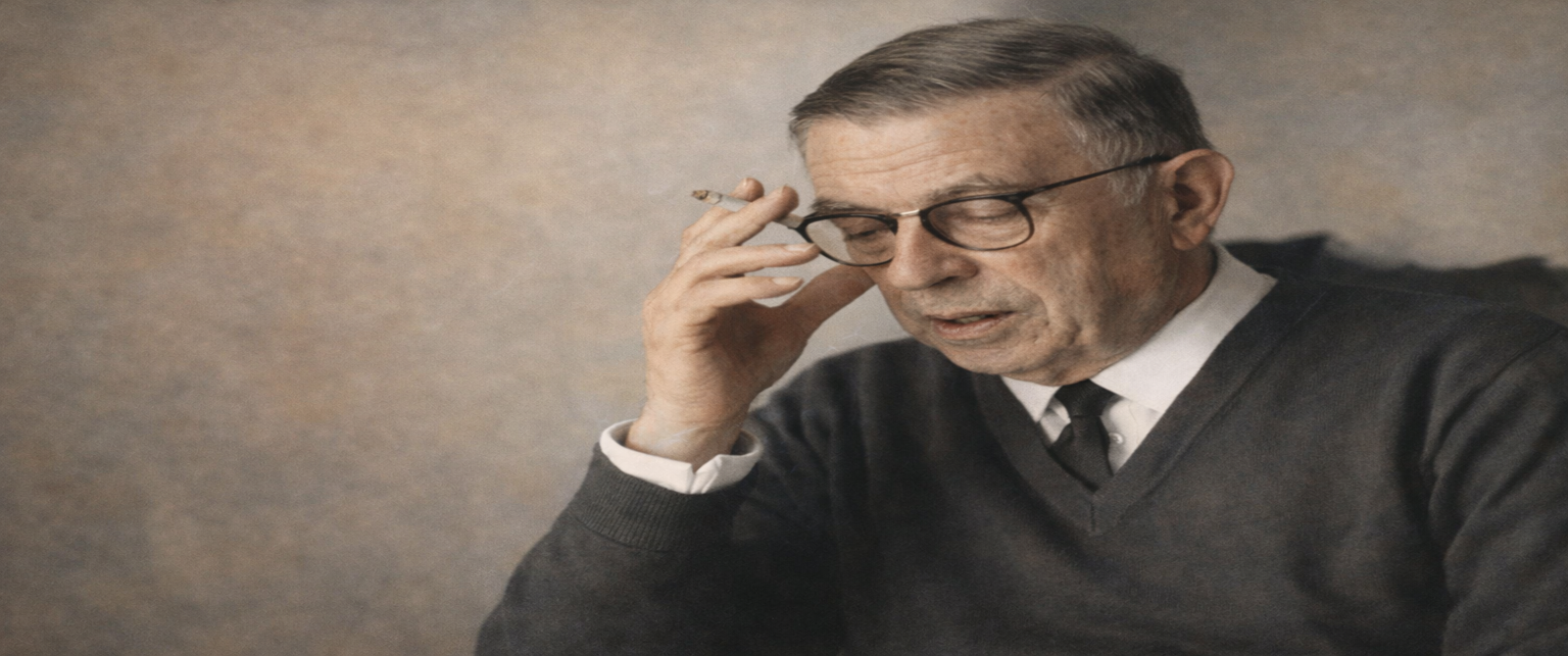 Imagem de referência de Jean-Paul Sartre