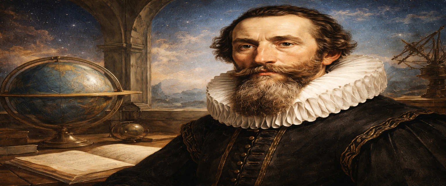 Imagem de referência de Johannes Kepler