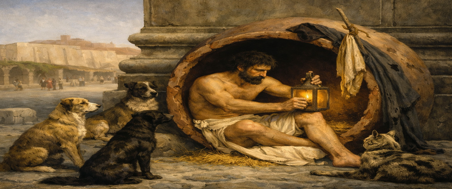 Imagem de referência de Diógenes de Sinope