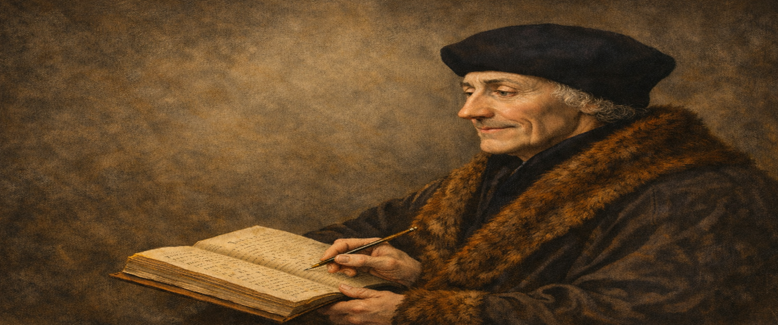 Imagem de referência de Erasmo de Roterdão